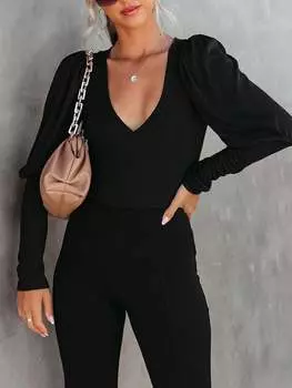 Лонгслив LA Angels, черный