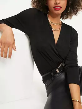 Лонгслив LA Angels, черный