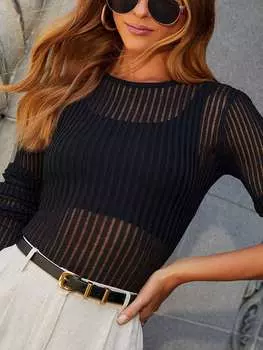 Лонгслив LA Angels, черный