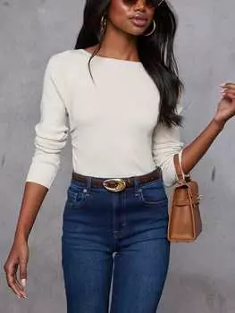 Лонгслив LA Angels, кремовый