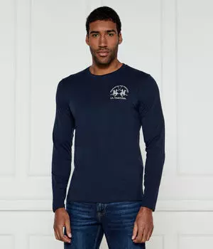 Лонгслив La Martina Regular Fit, синий