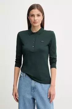Лонгслив Lacoste, зеленый