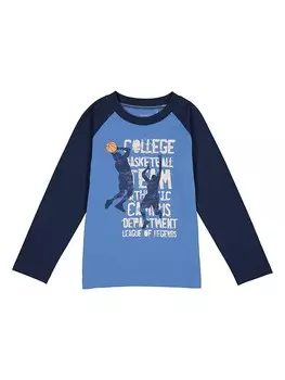 Лонгслив lamino, цвет blau/dunkelblau