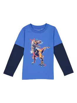 Лонгслив lamino, цвет blau/dunkelblau