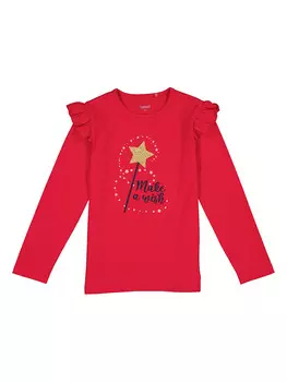 Лонгслив lamino, красный