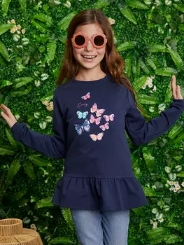 Лонгслив lamino, темно синий