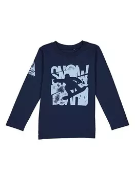 Лонгслив lamino, темно-синий