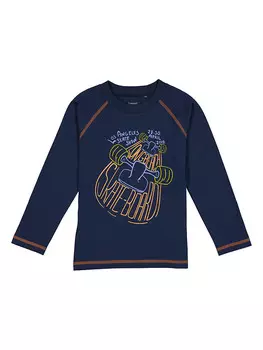 Лонгслив lamino, темно-синий