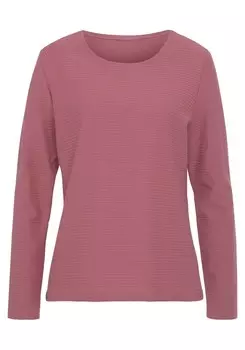 Лонгслив LASCANA Shirt, розовый
