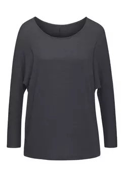 Лонгслив LASCANA Shirt, темно-синий