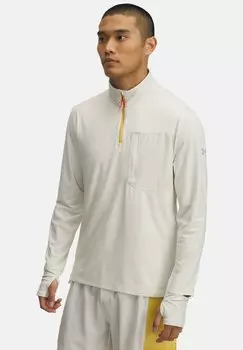 Лонгслив LAUNCH TRAIL QUARTER-ZIP Under Armour, кремовый