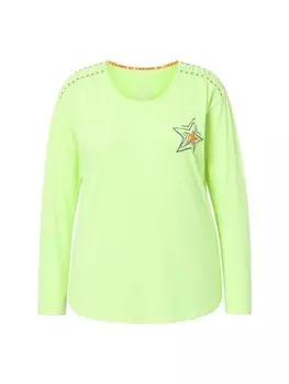 Лонгслив LAURASN, цвет neon lemon