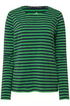 Лонгслив LAURASN, светло-зеленый/темно-зеленый
