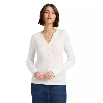 Лонгслив Lee Washed Waffle Henley, белый