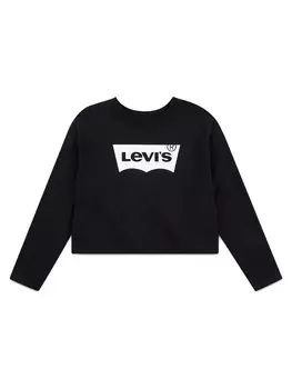 Лонгслив Levi's Kids, черный