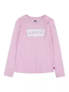 Лонгслив Levi's Kids, розовый