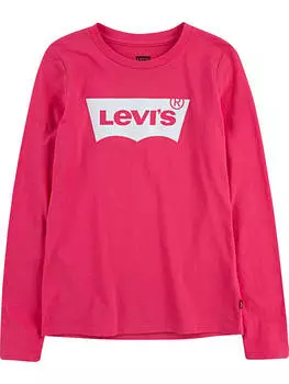 Лонгслив Levi's Kids, розовый
