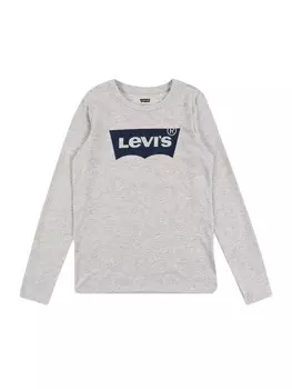 Лонгслив Levi's Kids Shirt Batwing, пятнистый серый