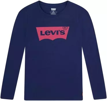 Лонгслив Levi's Kids Shirt, синий
