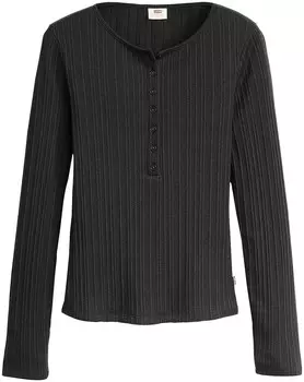 Лонгслив LEVI'S Shirt DRY GOODS VACATIONER, черный