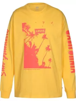 Лонгслив Levis, цвет lemon zest