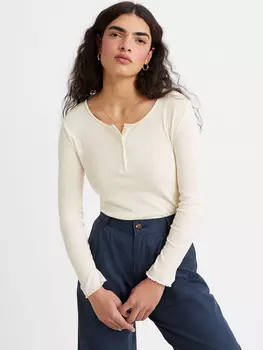 Лонгслив Levis, кремовый