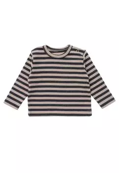 Лонгслив Liliput, бежевый/серый