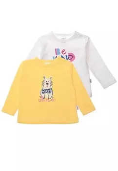 Лонгслив LILIPUT Shirt Woof, цвет yellow/white
