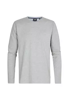 Лонгслив LOGO LONG-SLEEVED DOLPHINPARK Petrol Industries, цвет Light Grey Melee