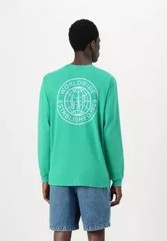 Лонгслив LOGO WORLDWIDE GAP, зеленый