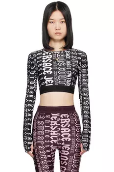 Лонгслив Logomania Versace Jeans Couture, мультиколор