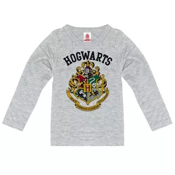 Лонгслив Logoshirt HOGWARTS, серый