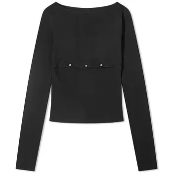 Лонгслив Low Classic 2-Way, черный