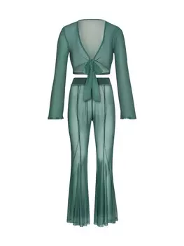 Лонгслив LSCN BY LASCANA, хаки