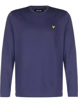 Лонгслив Lyle & Scott, темно-синий