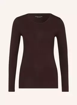 Лонгслив MAJESTIC FILATURES, темно-фиолетовый