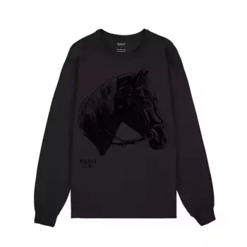 Лонгслив Makia Finnhorse, черный