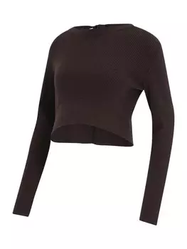 Лонгслив MAMALICIOUS Shirt, коричневый