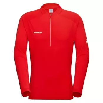 Лонгслив Mammut Aenergy FL half zip, красный