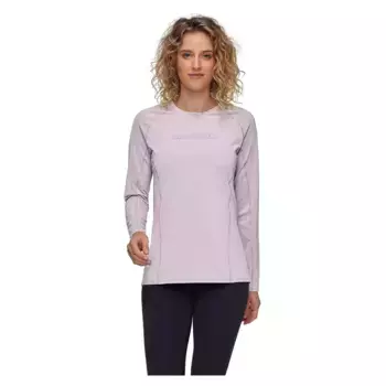 Лонгслив Mammut Selun FL Logo, фиолетовый