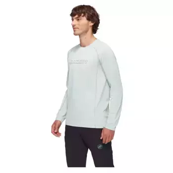 Лонгслив Mammut Selun FL Logo, серый