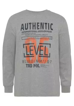 Лонгслив Man's World Shirt, пятнистый серый