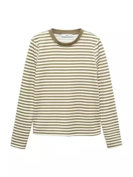 Лонгслив Mango ELEKTRA, хаки