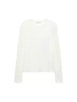 Лонгслив Mango JASPER, белый