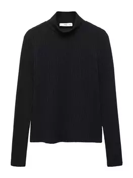 Лонгслив Mango PERSEO, черный