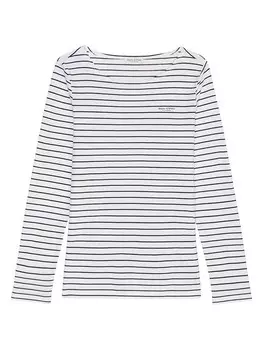 Лонгслив Marc O'Polo, белый/черный