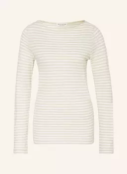 Лонгслив Marc O'Polo, бежевый/белый