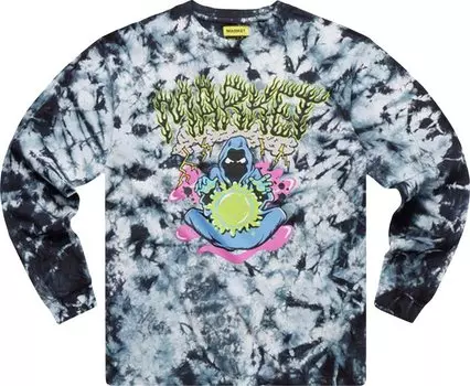 Лонгслив Market Smiley Grim Reaper Long-Sleeve Tee 'Black Gray Tie Dye', разноцветный
