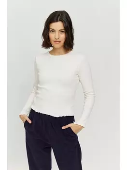 Лонгслив MAZINE Longsleeve Malbis, белый