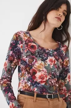 Лонгслив Medicine, бирюзовый